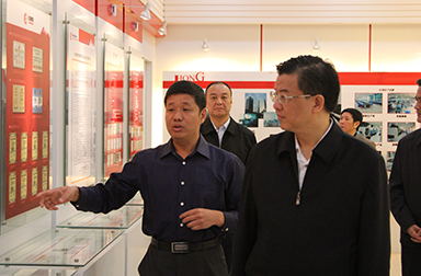 福建省委常委、省紀(jì)委書(shū)記倪岳峰調(diào)研虹潤(rùn)公司